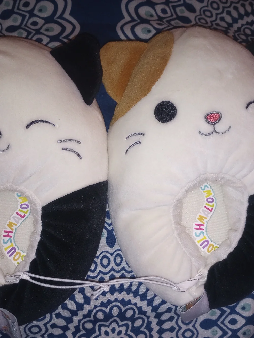 Kids Plush Cat Slippers - Squishmellow Size 13/1